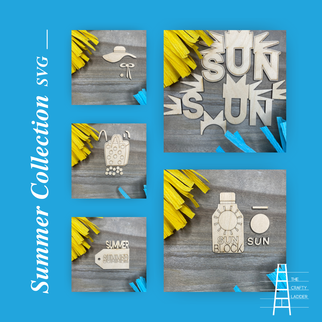 Summer Collection for Apothecary Cabinet SVG Digital File