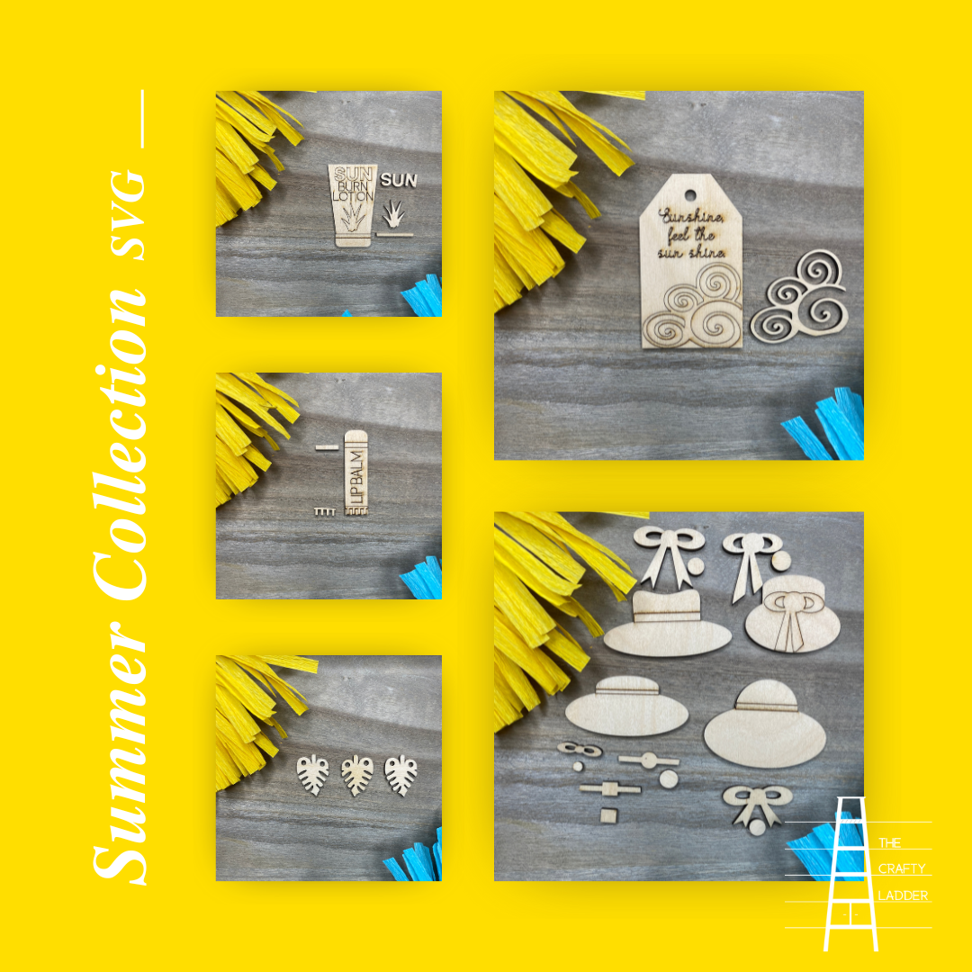 Summer Collection for Apothecary Cabinet SVG Digital File