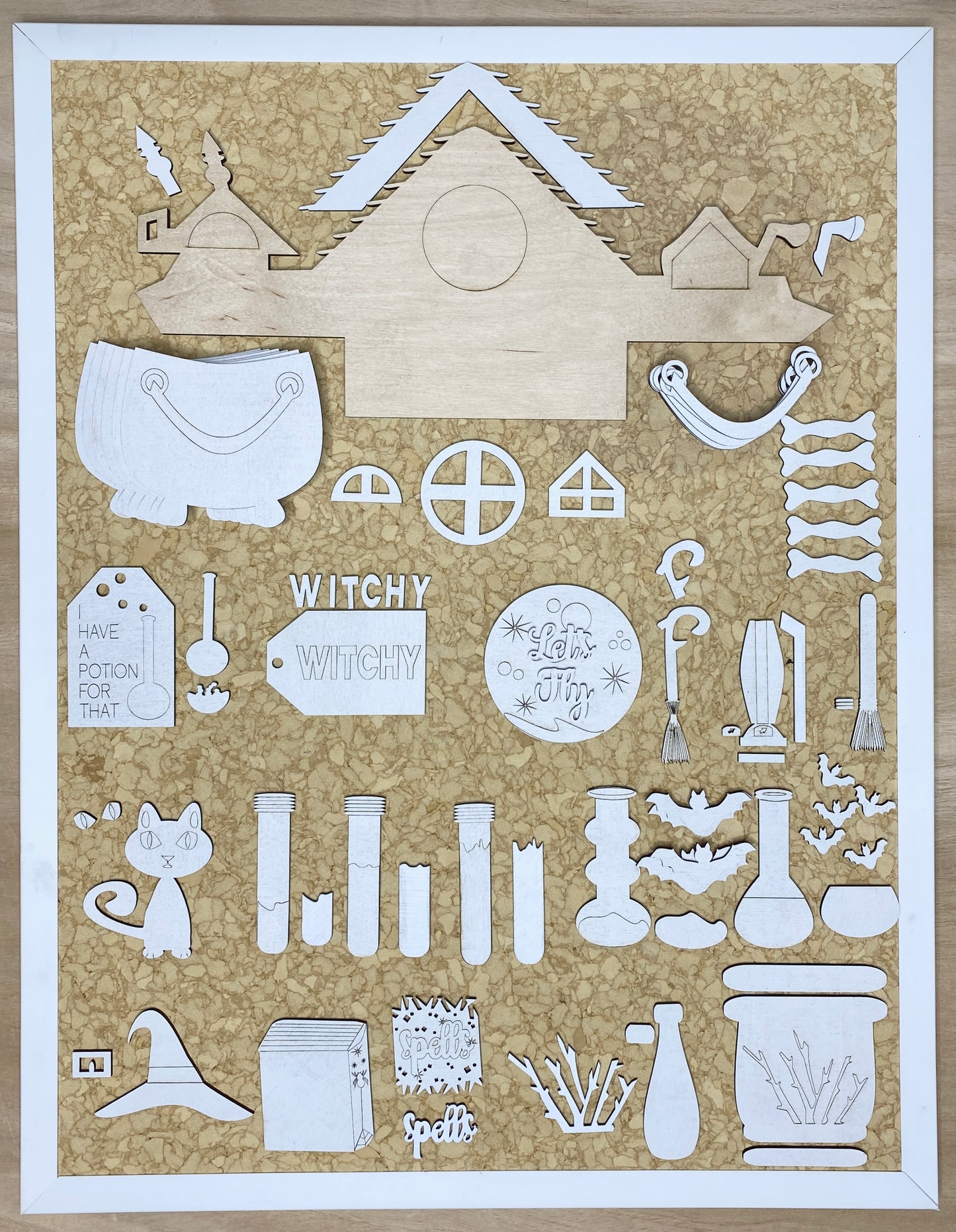 Halloween Witch Set for Apothecary Cabinet SVG Digital File