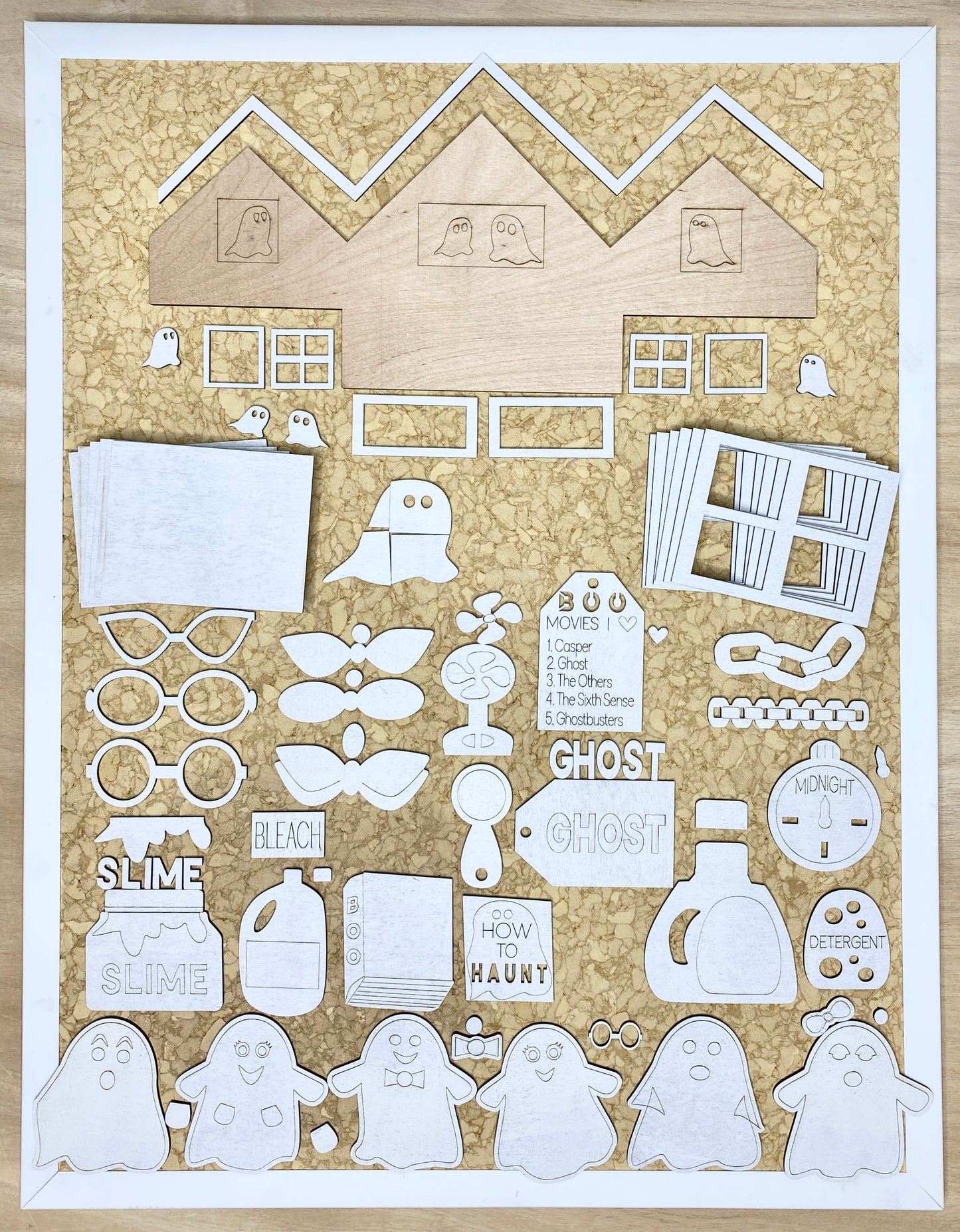 DIY Kit Halloween Ghost Set for Apothecary Cabinet