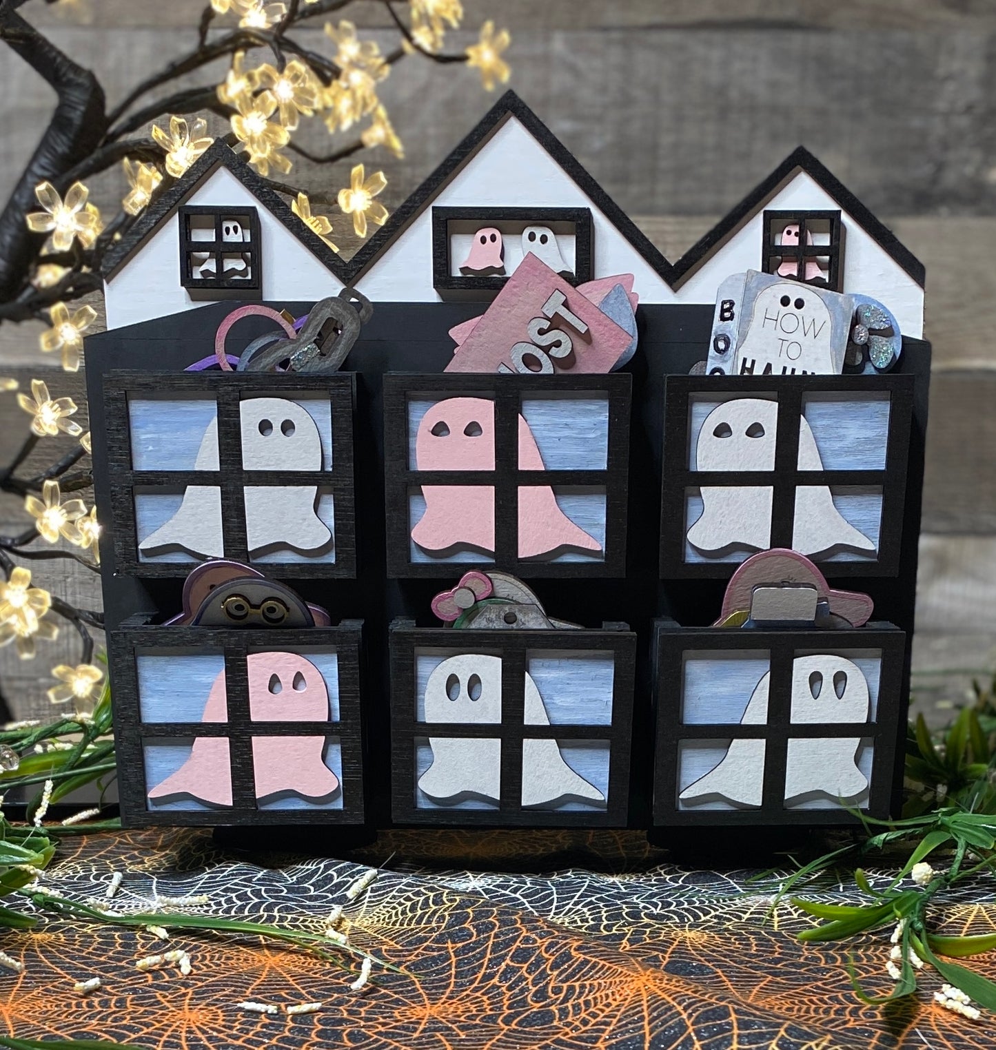 DIY Kit Halloween Ghost Set for Apothecary Cabinet